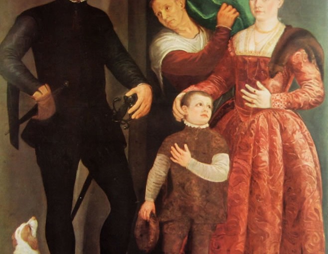 Paolo Caliari detto il Veronese: Ritratto di Famiglia, cm. 197 x 152, Palace of legion of honor, San Francisco